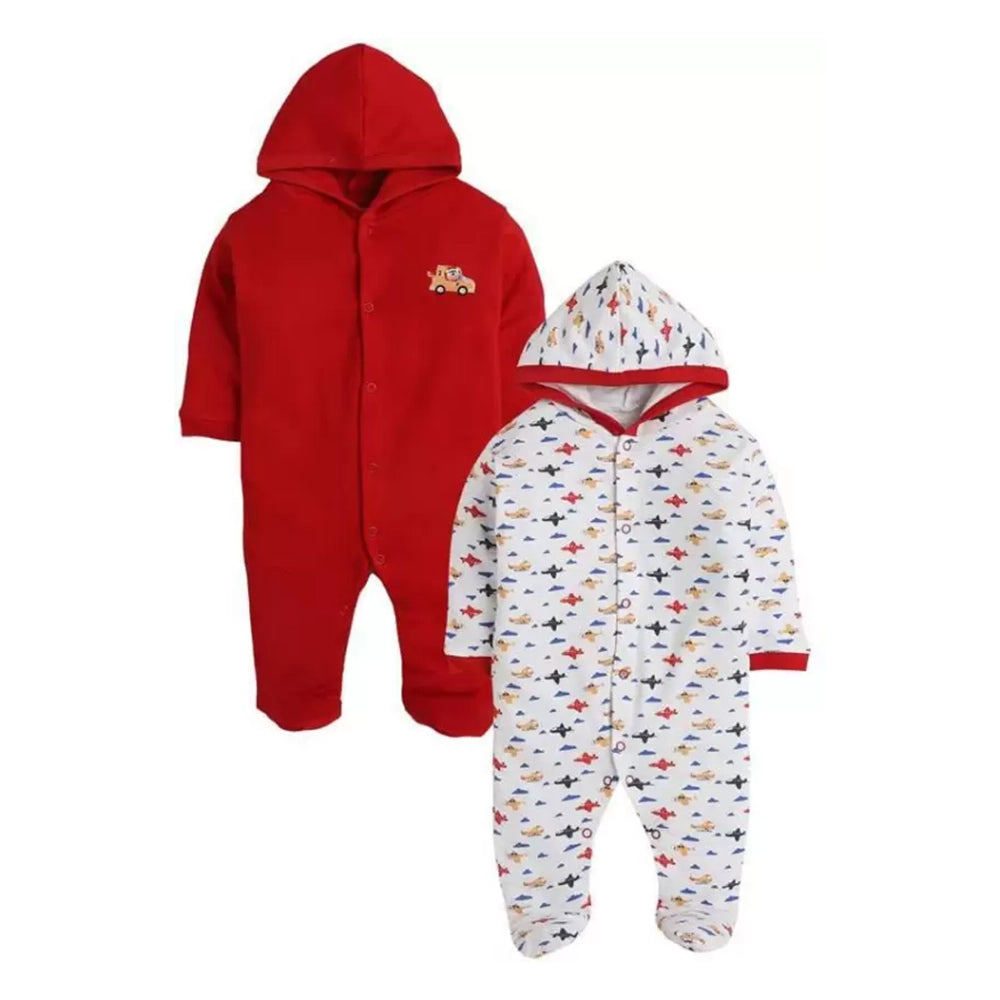 BodySuit For Baby Boys & Baby Girls Printed Cotton Blend-1